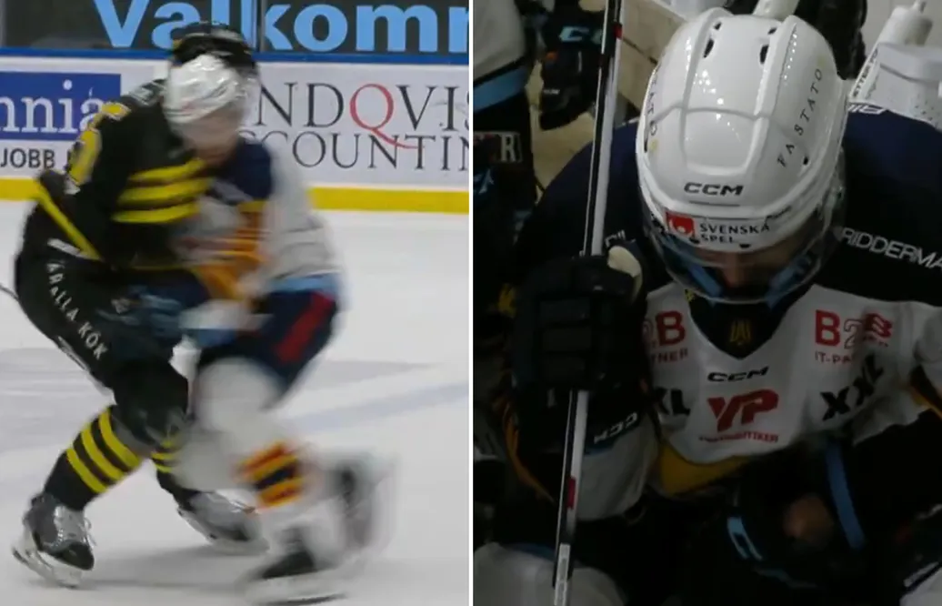 Marcus Krüger kliver av i derbyt – efter tacklingen