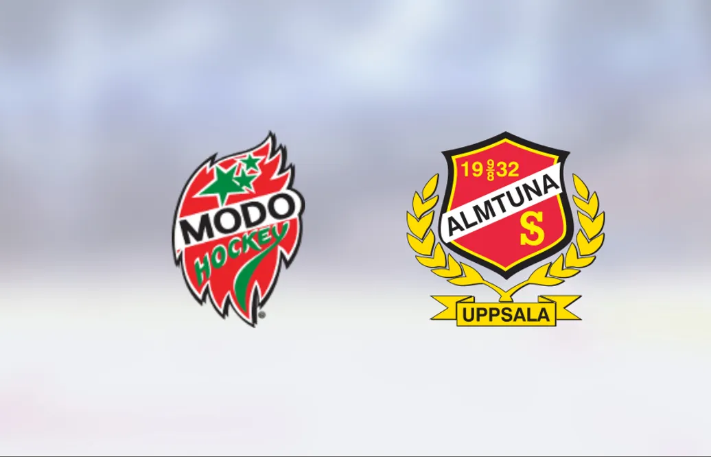 Modo J20 vann efter drömvändning i andra mot Almtuna
