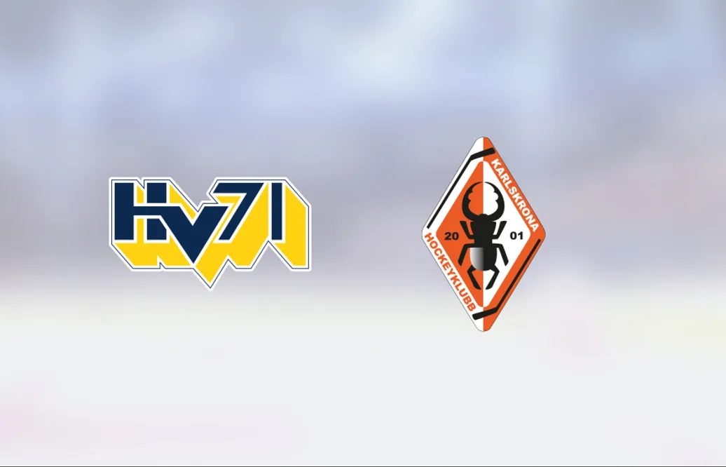 Karlskrona kunde inte stoppa formstarka HV 71