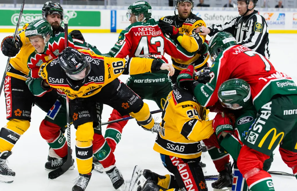 Jättebråk i heta mötet – Frölundas hemmasvit lever
