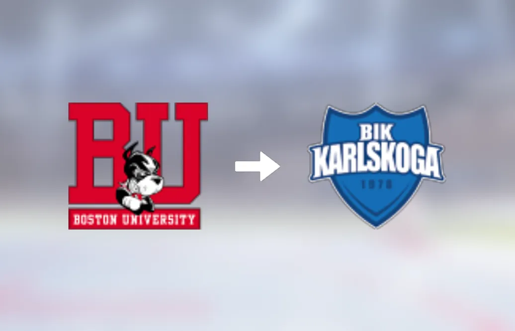 BIK Karlskoga värvar forwarden Logan Cockerill från Boston University
