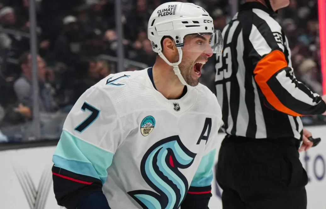 Jordan Eberle stannar i Seattle Kraken – skriver nytt tvåårskontrakt