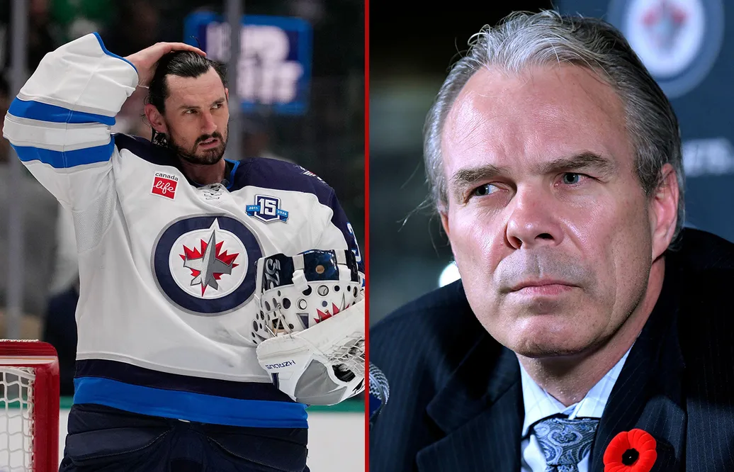 Kevin Cheveldayoff svarar efter Connor Hellebuycks trejdbegäran. 