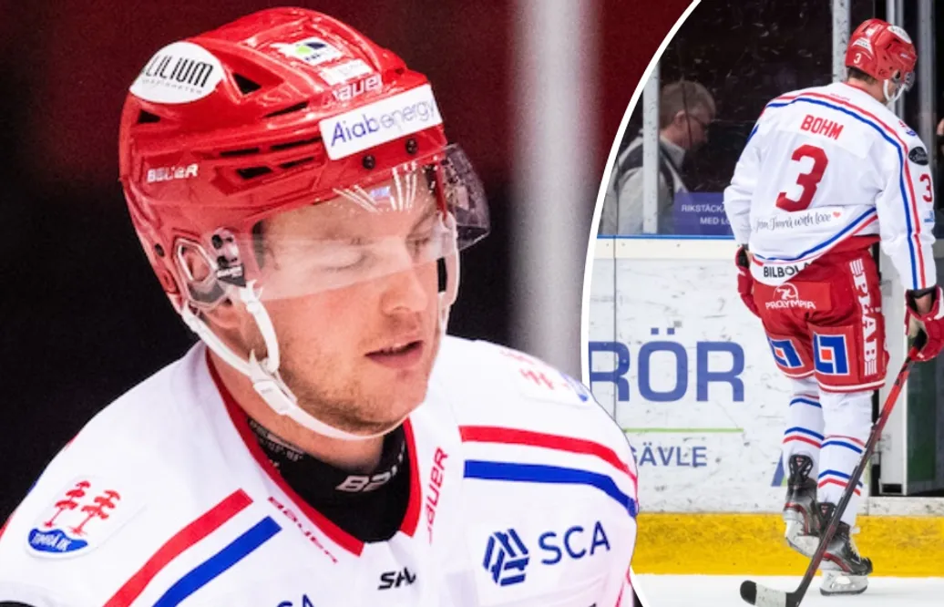 Oliver Bohm missar tre matcher med hjärnskakning