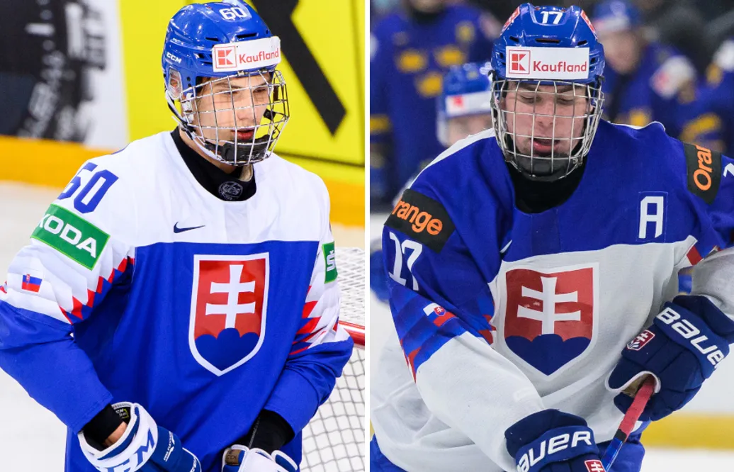 Juraj Slafkovsky och Simon Nemec tar plats i Slovakiens OS-lag