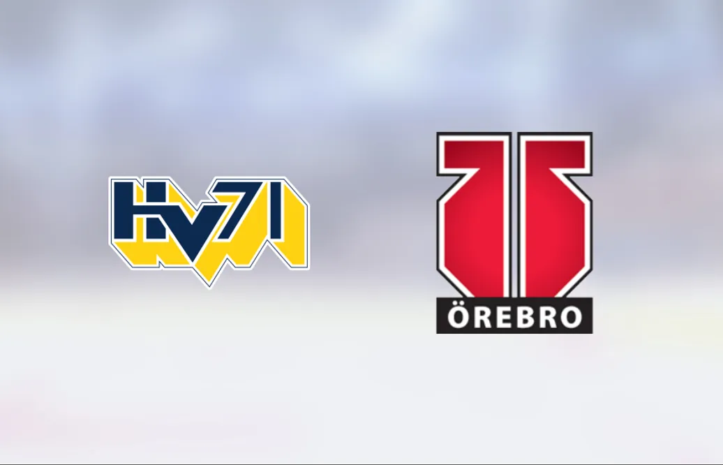 HV 71 vann mot Örebro Hockey – trots underläge