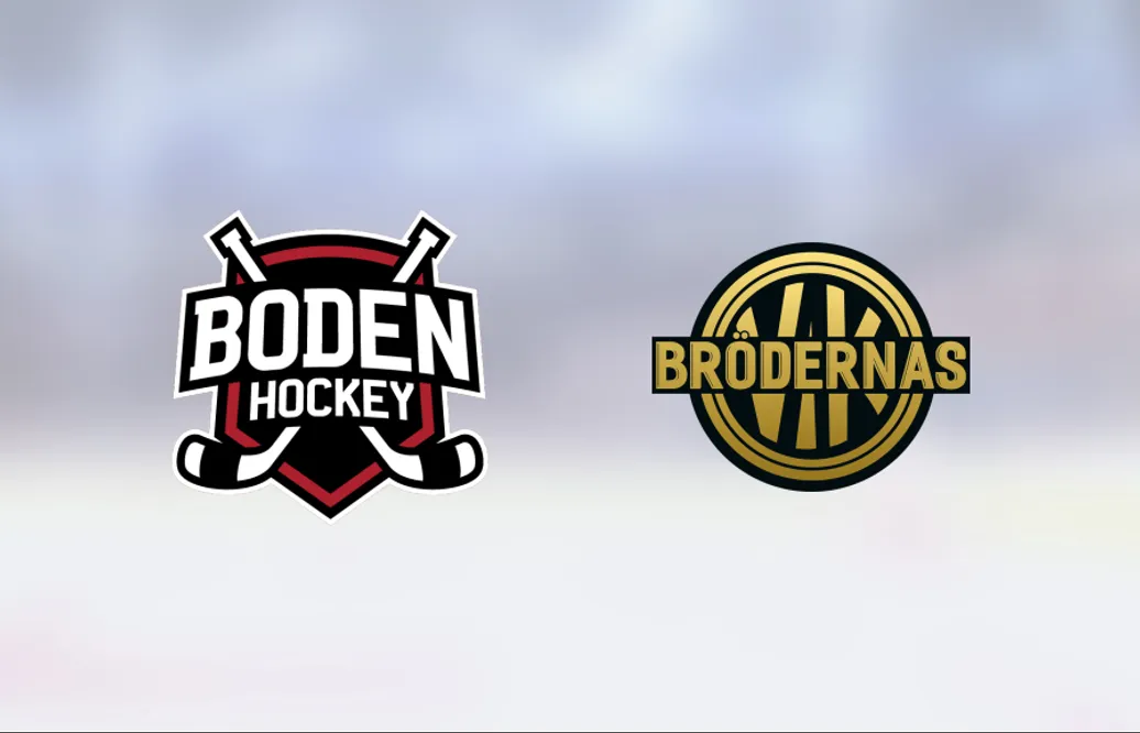 Kevin Arvidsson matchvinnare när Bodens HF vann mot Brödernas/Väsby