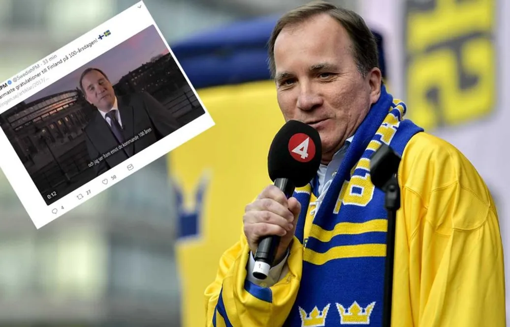 VIDEO: Här hyllar Löfven de finska stjärnorna: ”Det sved då”