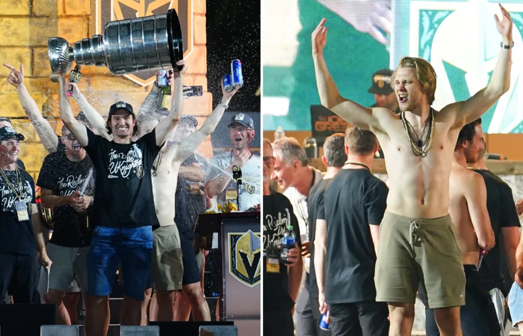 Här firar Vegas Golden Knights – med hundratusentals fans