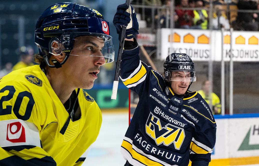 André Petersson väljer bort HV71 – stannar i Schweiz. 