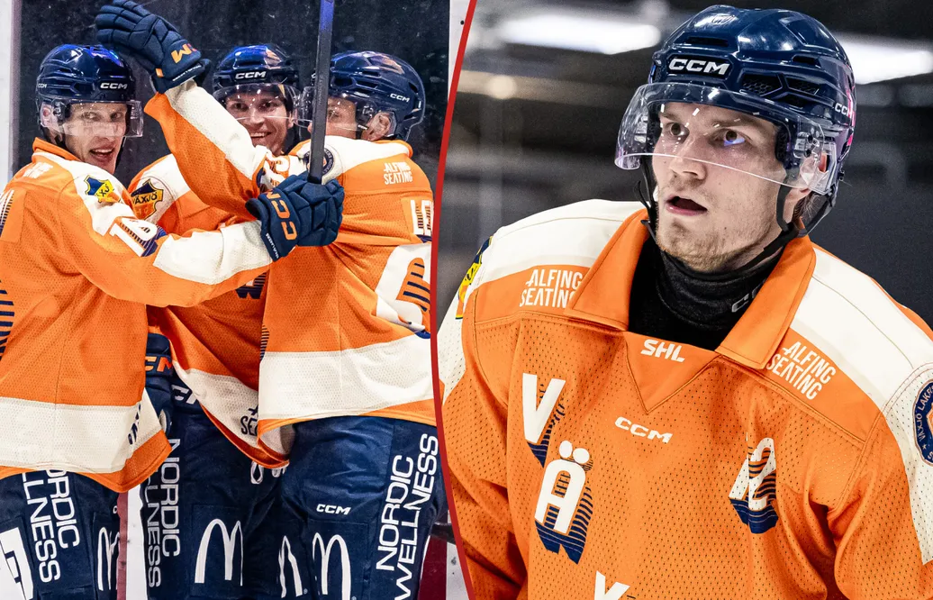 Matias Mäntykivi och hans Växjö vinner första träningsmatchen.