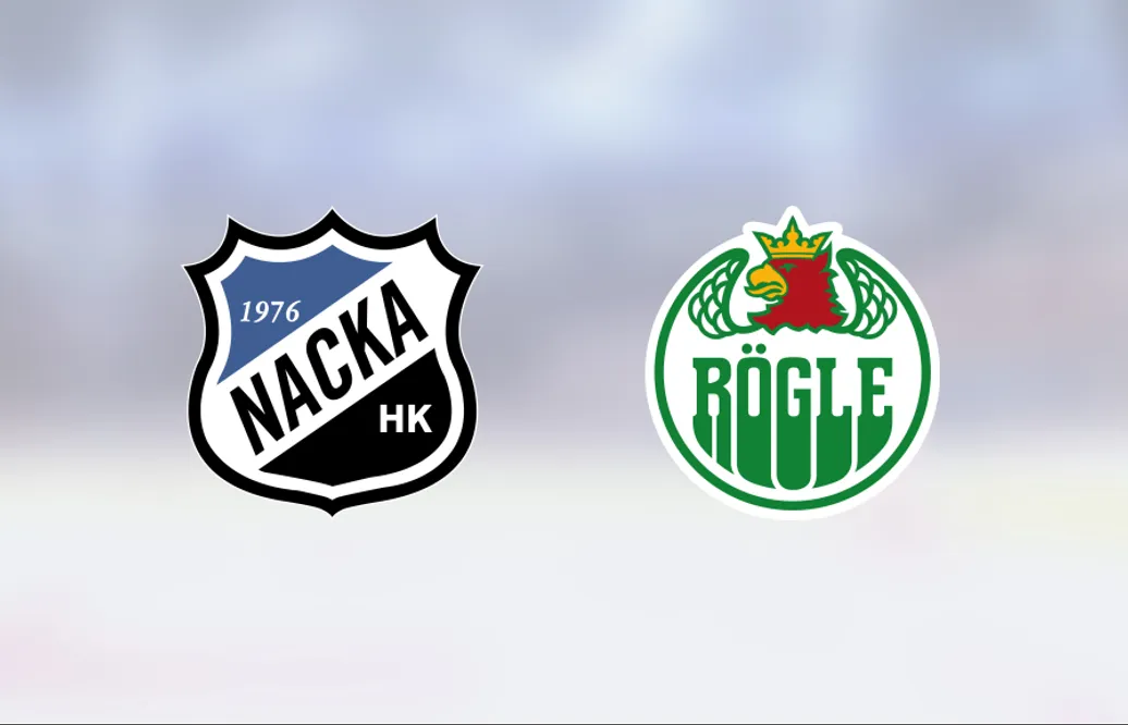 Rögle vann mot Nacka på bortaplan