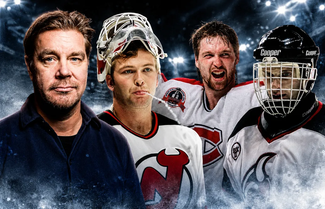 Tommy Salo rankar de tio bästa målvakterna genom tiderna – däribland Martin Brodeur, Patrick Roy och Dominik Hasek. Foto: Bildbyrån & Alamy (montage)