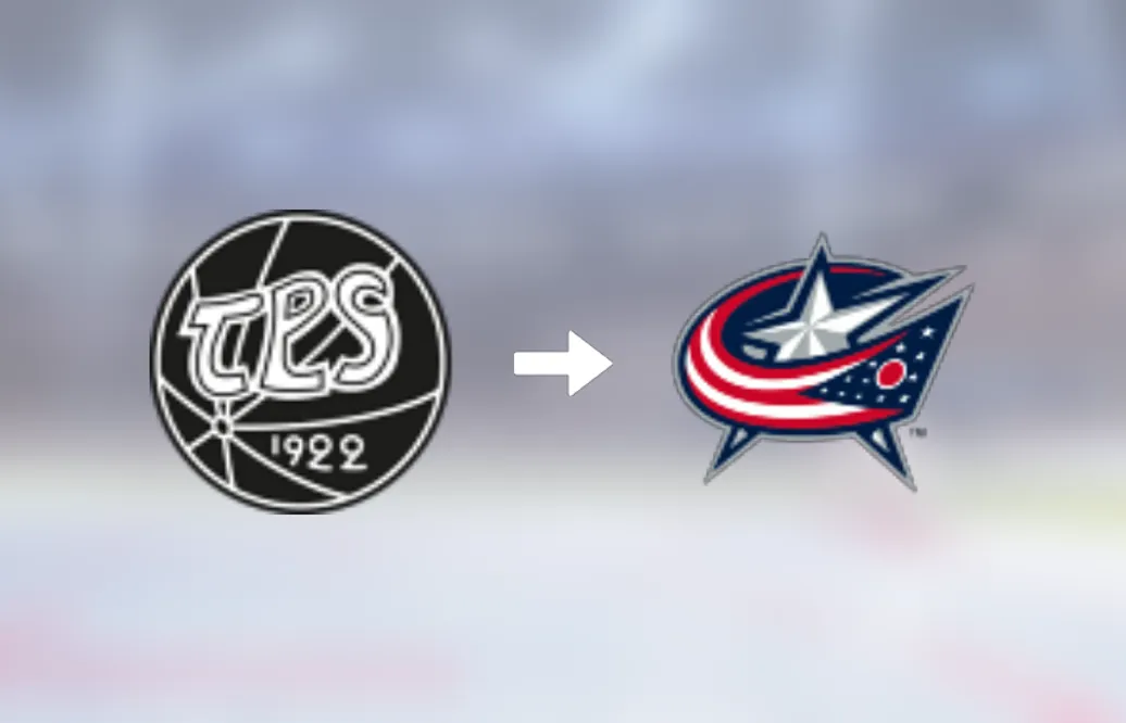 Förre TPS-spelaren klar för spel i Columbus Blue Jackets