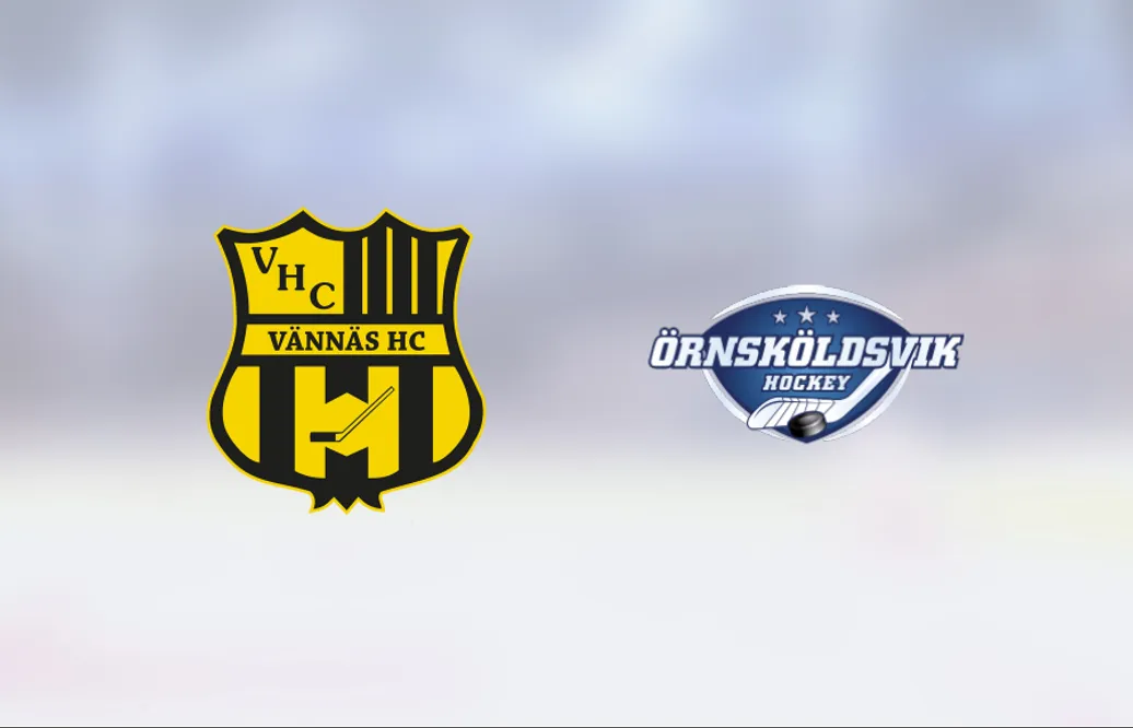 Vännäs segrade efter förlängning mot Örnsköldsvik Hockey