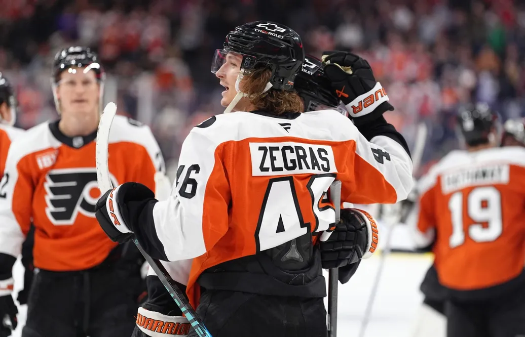 Trevor Zegras i Flyers.