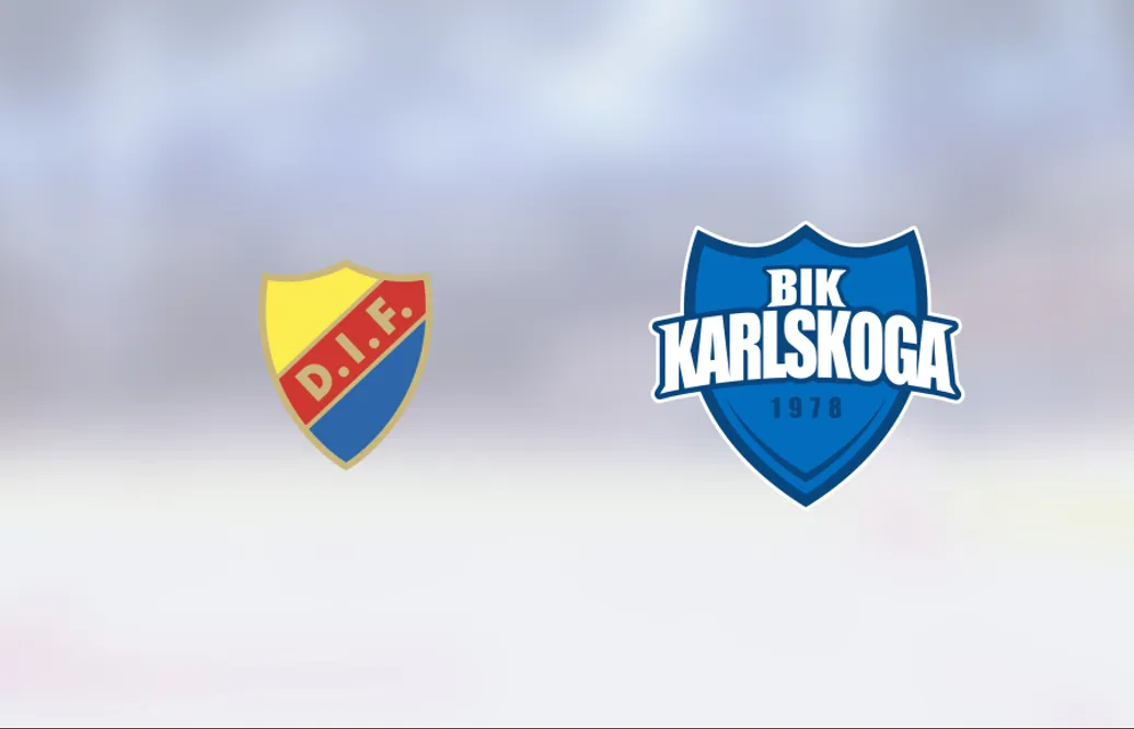 Seger för Djurgården på hemmaplan mot Bik Karlskoga