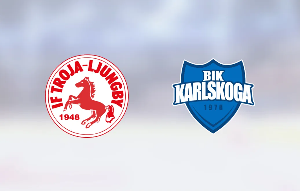 Henrik Björklund tvåmålsskytt för BIK Karlskoga i segern mot Troja/Ljungby