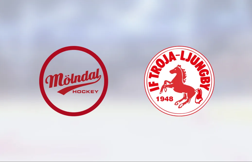 Målfest när Troja/Ljungby krossade Mölndal i Åby Ishall