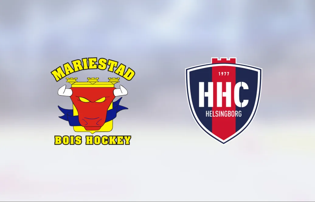 Seger med 6-2 för Mariestad mot Helsingborg