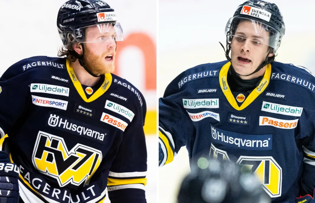 Tyler Kelleher och Hunter Shinkaruk lämnar HV71