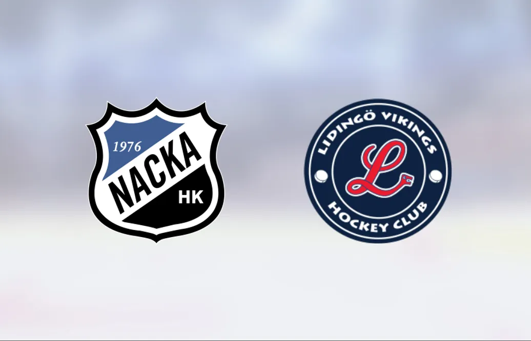 Segersviten sprack för Nacka mot Lidingö