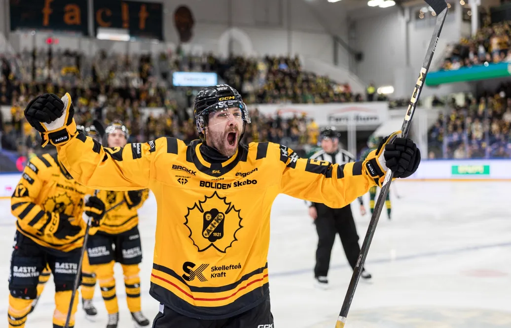 Arvid Lundberg öppnade målskyttet mot Björklöven.