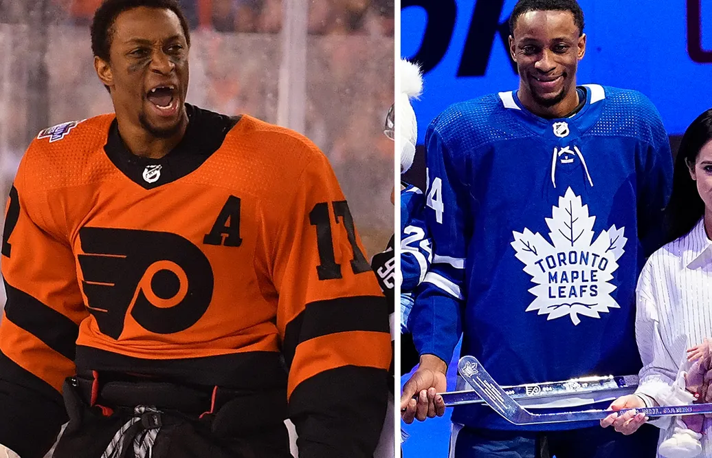Wayne Simmonds ska hyllas av Philadelphia - får endagskontrakt