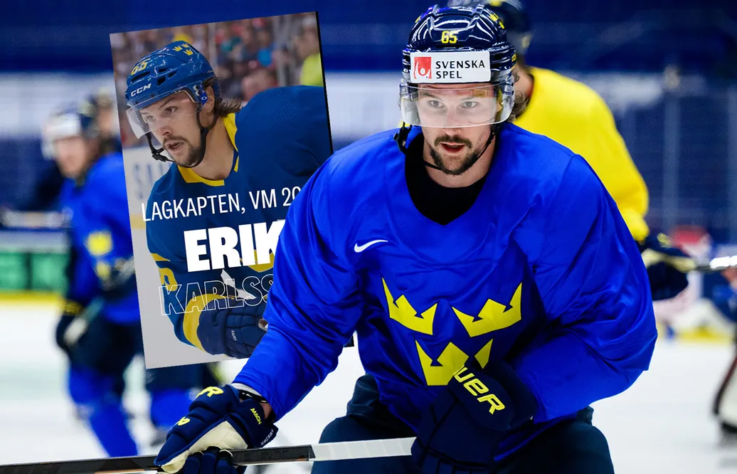 Erik Karlsson blir lagkapten i Hockey-VM 2024