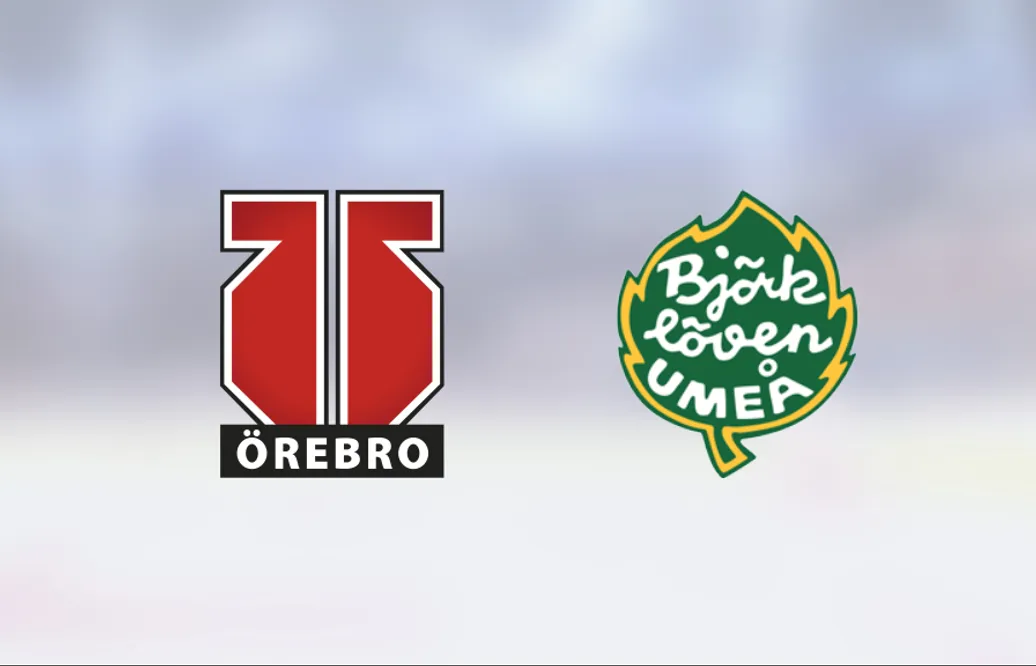 Örebro Hockey upp i topp efter seger mot Björklöven