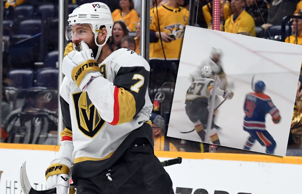 Alex Pietrangelo riskerar avstängning efter sin slashing på Leon Draisaitl