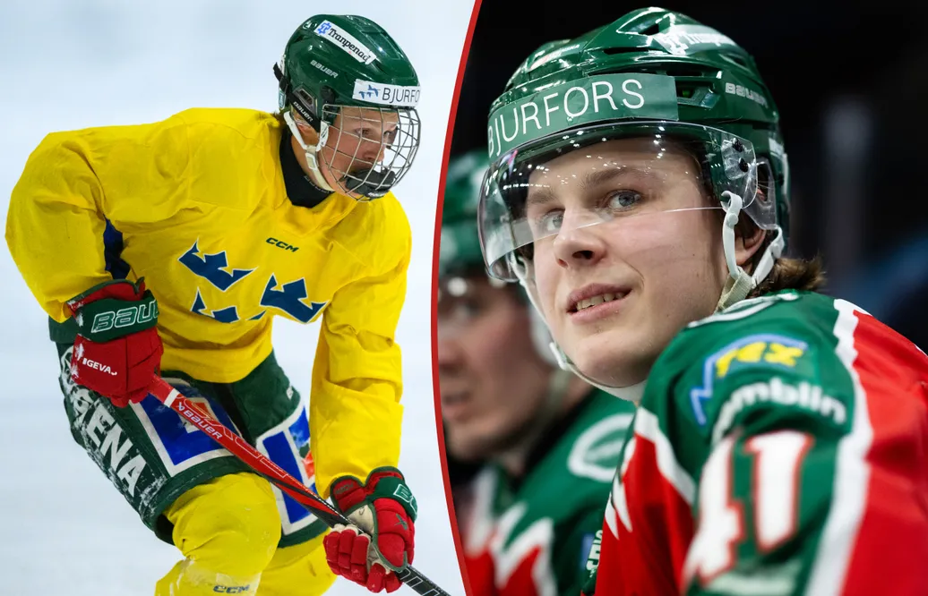 Ivar Stenberg fick göra debut i J18 redan vid tolv års ålder. 