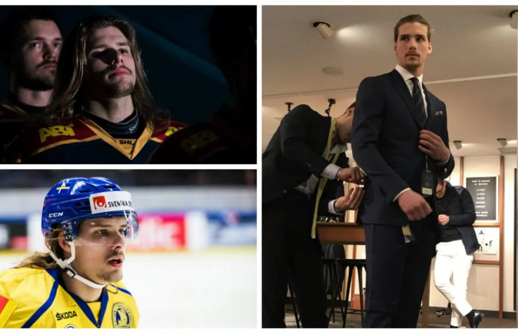 Axel Jonsson Fjällbys nya look: ”Tror jag kan bli lite som Brent Burns”