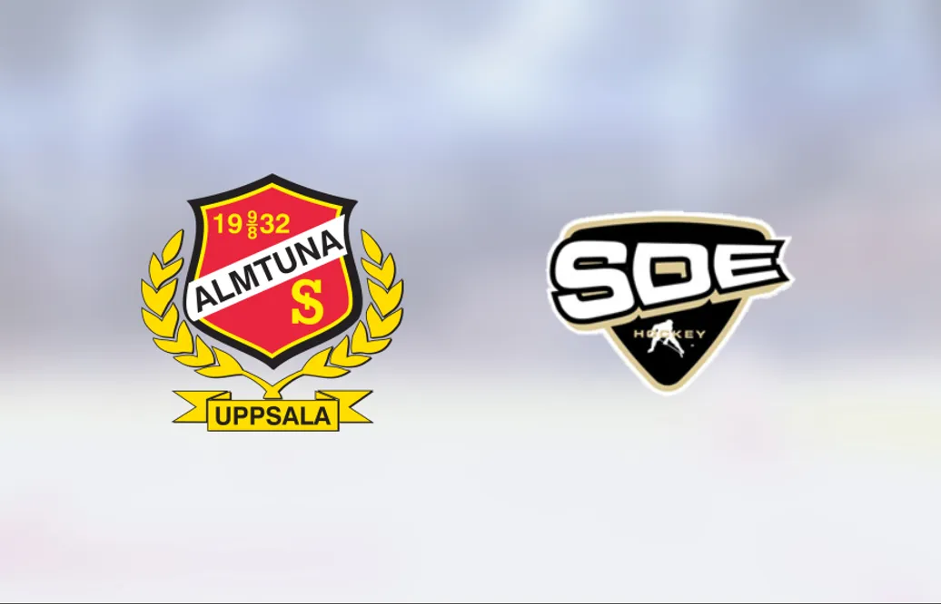 Almtuna avgjorde tät match mot SDE i tredje perioden