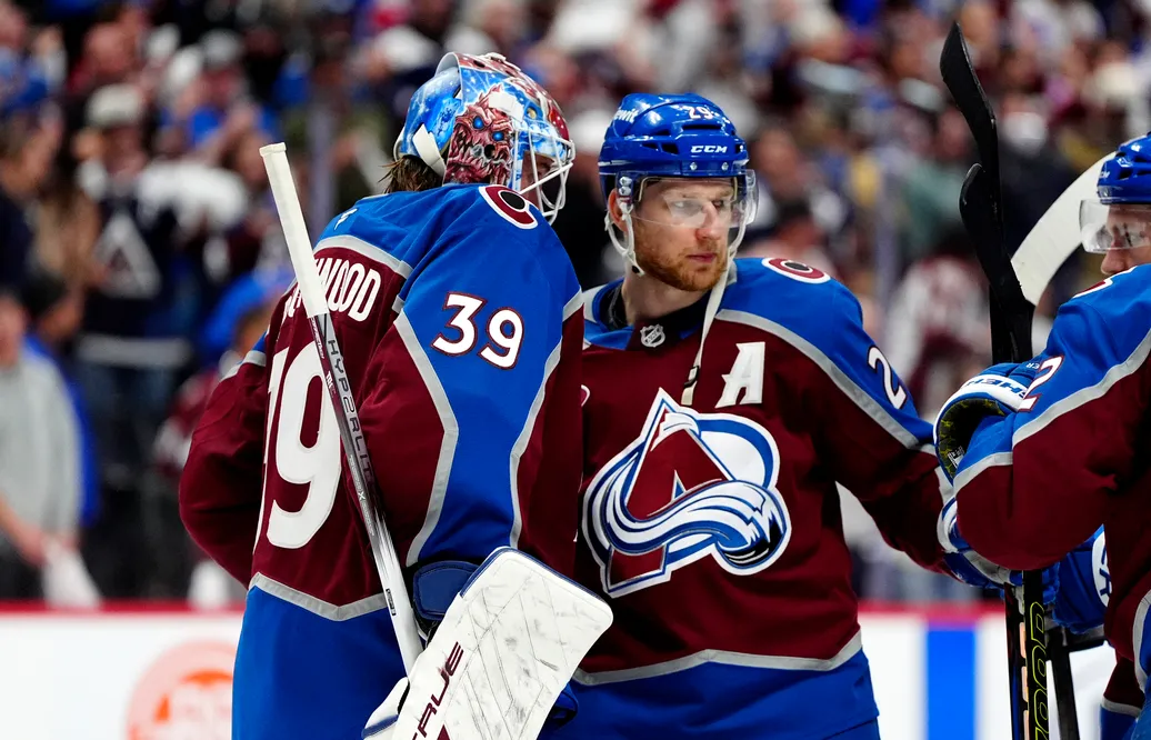 MacKenzie Blackwood och Nathan MacKinnon