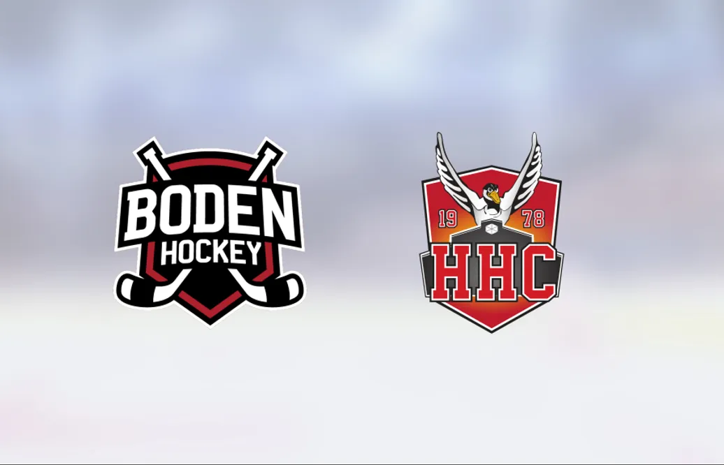 Bodens HF vann med 3-2 hemma mot Hudiksvall Hockey