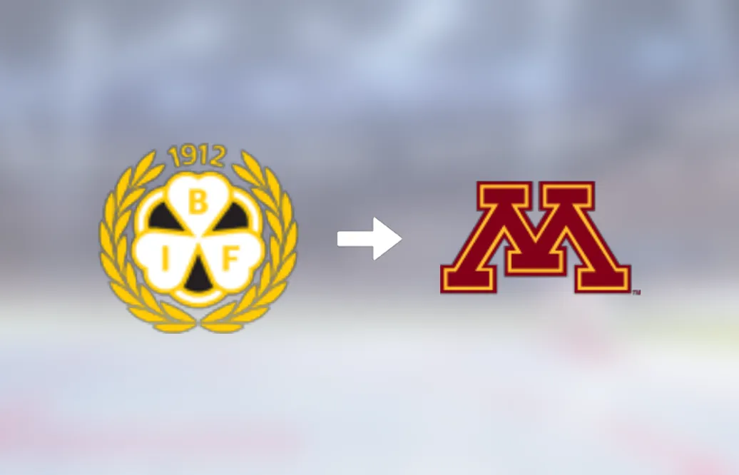 Josefin Bouveng klar för spel i University of Minnesota