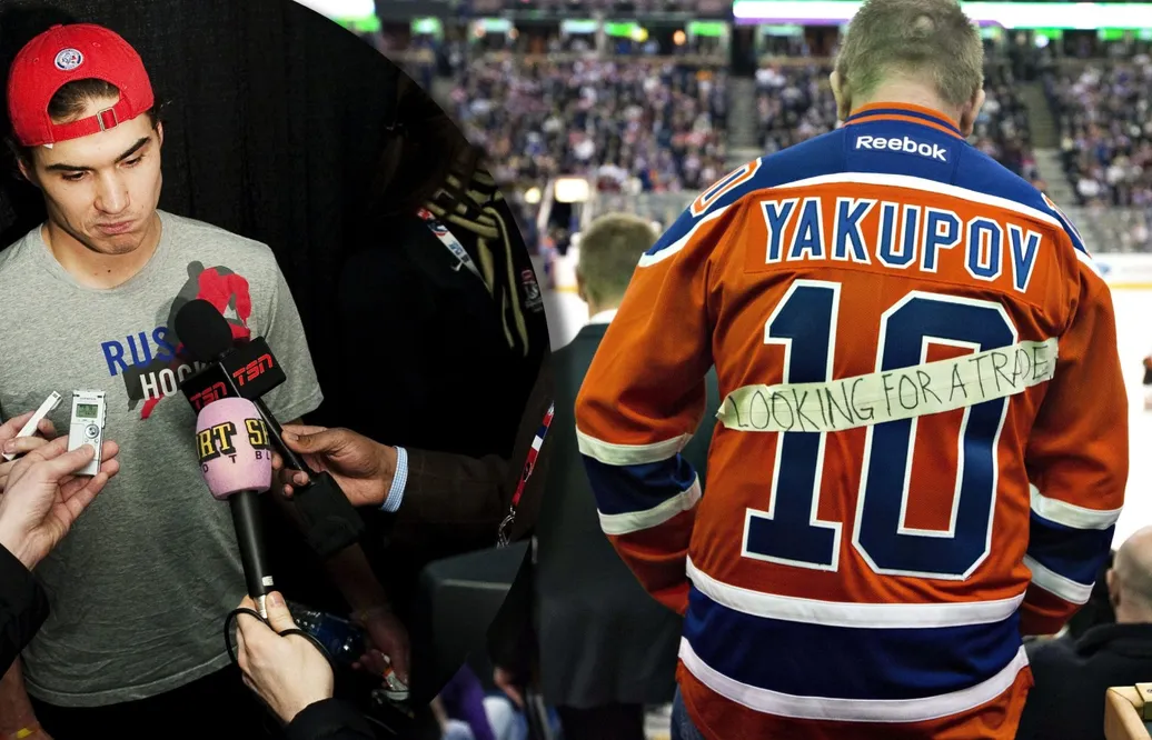 Nail Jakupov öppnar upp om den tuffa tiden i NHL