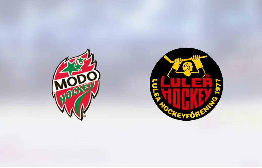 Modo Hockey J18 vann mot Luleå i första matchen
