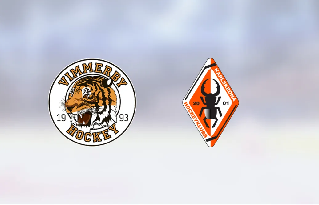 Tuff match slutade med seger för Karlskrona mot Vimmerby