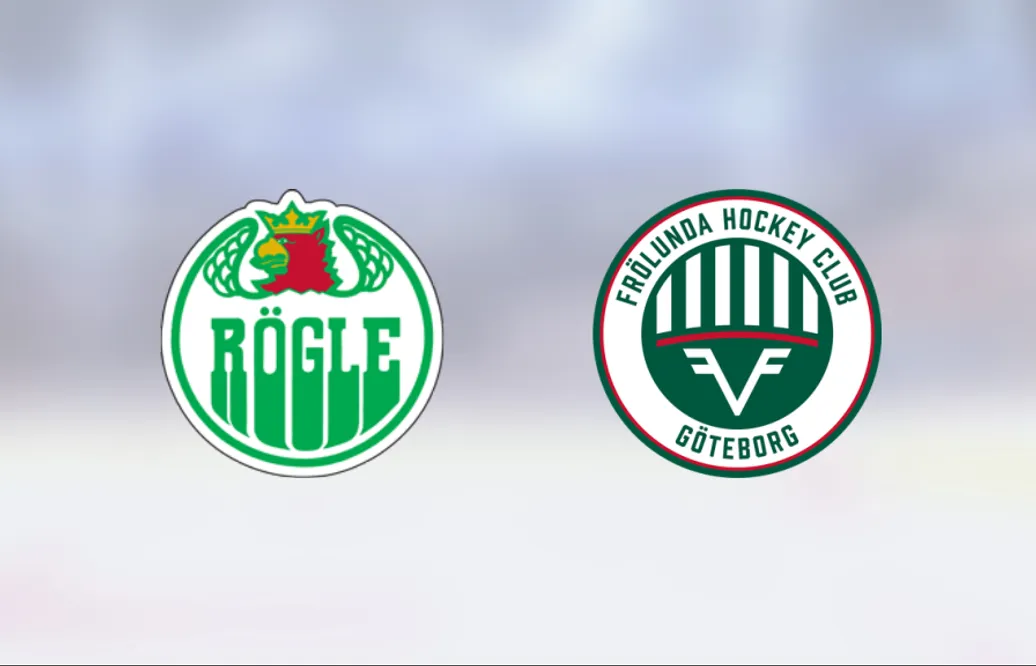Isac Nielsen het när Rögle besegrade Frölunda