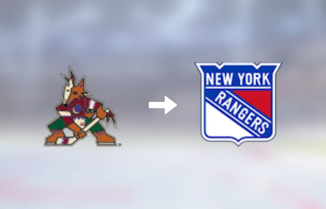 Förre Arizona Coyotes-spelaren klar för spel i New York Rangers
