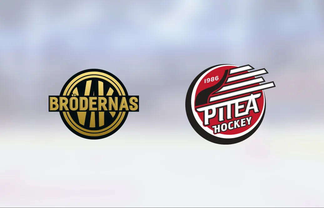 Brödernas/Väsby vann i kvalserien till Hockeyallsvenskan mot Piteå