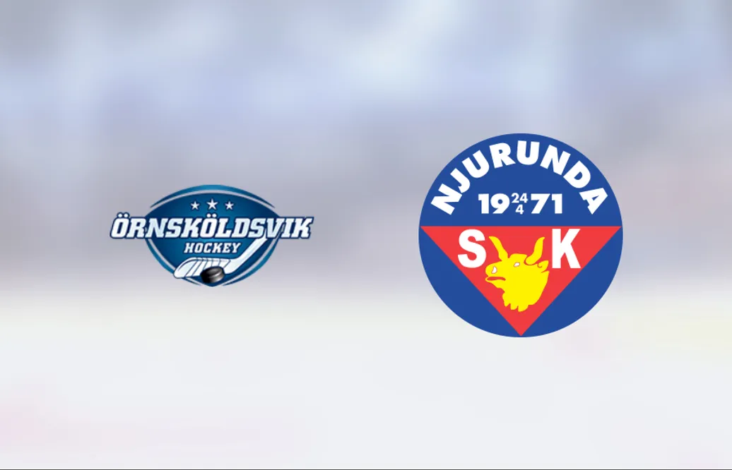 Viktor Pettersson och Kazper Thåström matchvinnare när Njurunda besegrade Ö-vik Hockey J20