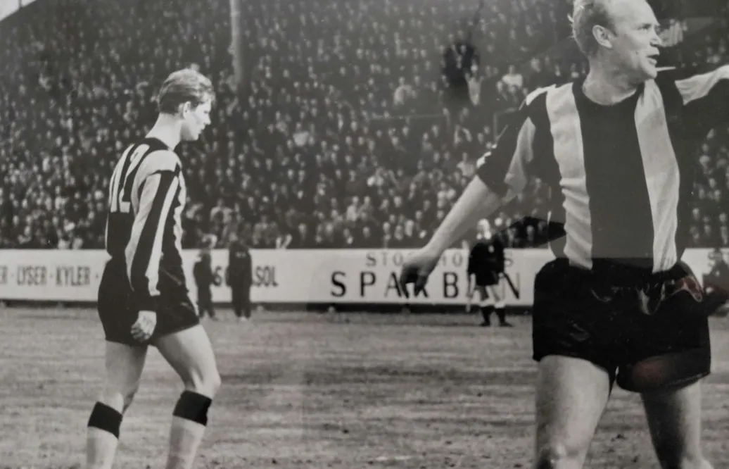Claes-Ove Fjällby och Nacka Skoglund i Hammarby.