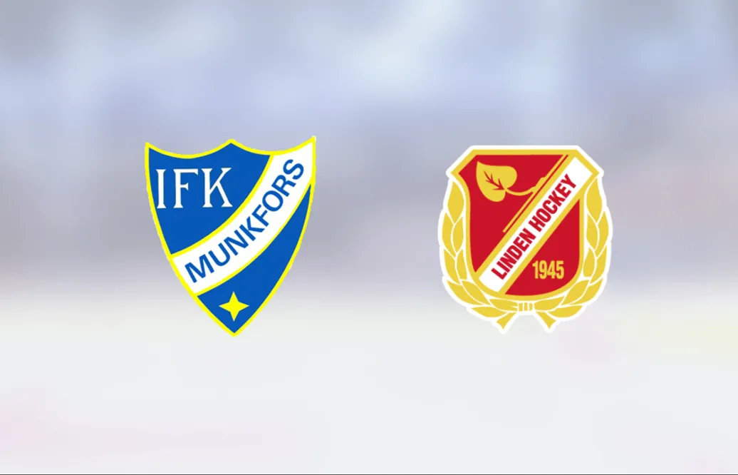 Eskilstuna Linden vann i HockeyEttan Kvalserie västra mot Munkfors