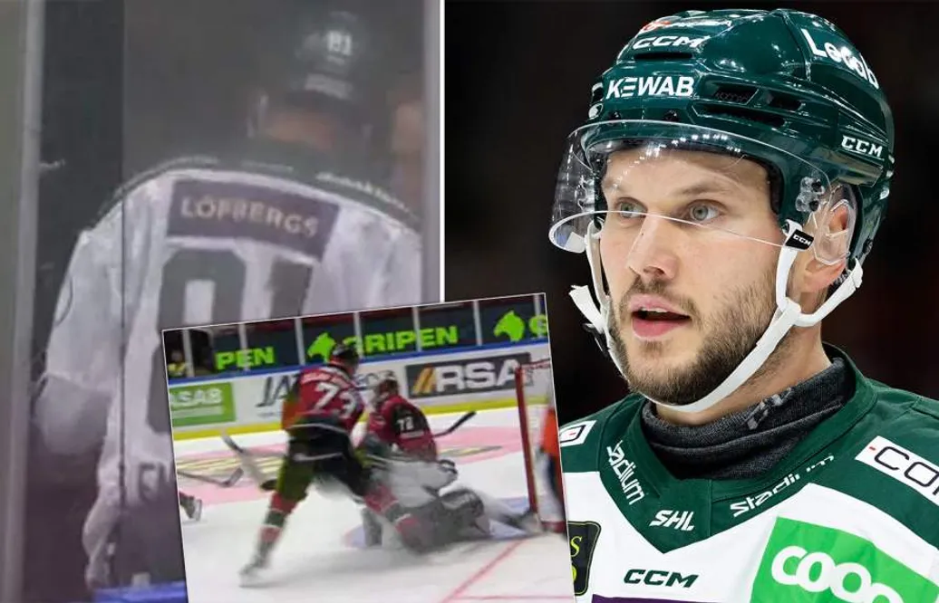 Färjestads skadesmäll – Theodor Lennström haltade av isen