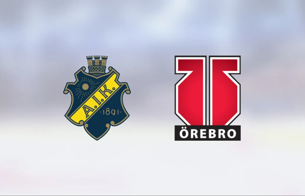 Örebro Hockey J20 upp i serieledning efter seger i toppmötet med AIK