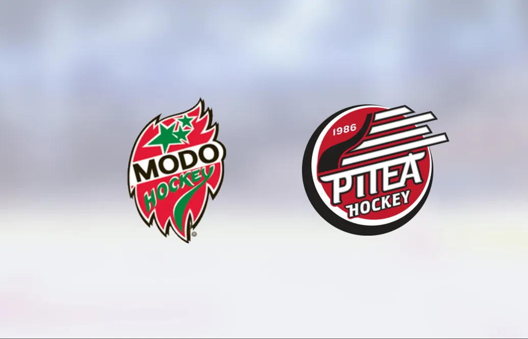 Målfest när Modo Hockey J18 krossade Piteå i Hägglunds Arena