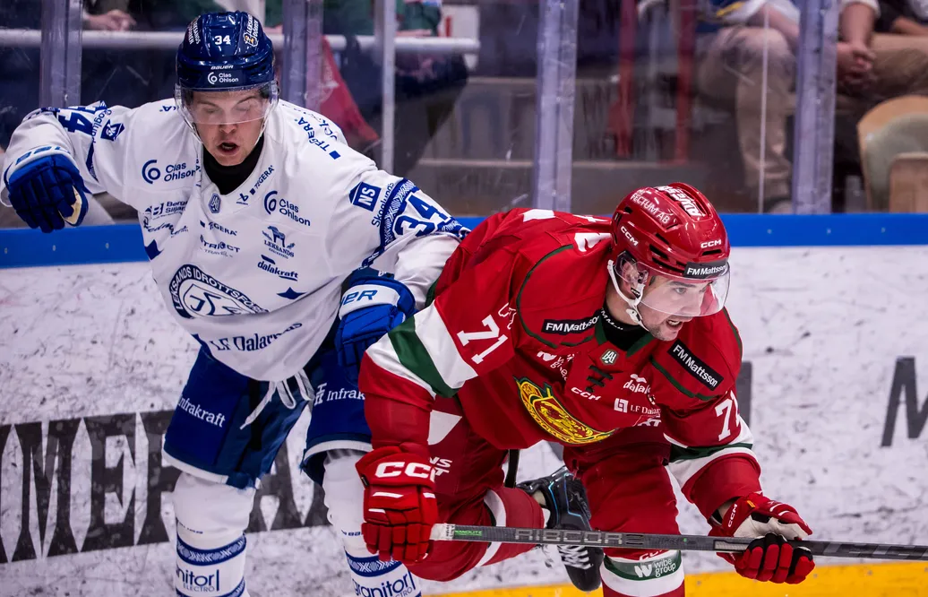 Leksands Zaki Crookes avbröt måndagens träning.